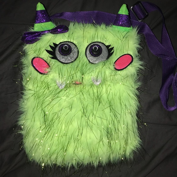Bnwt Cute Furry Monster Bag | Poshmark